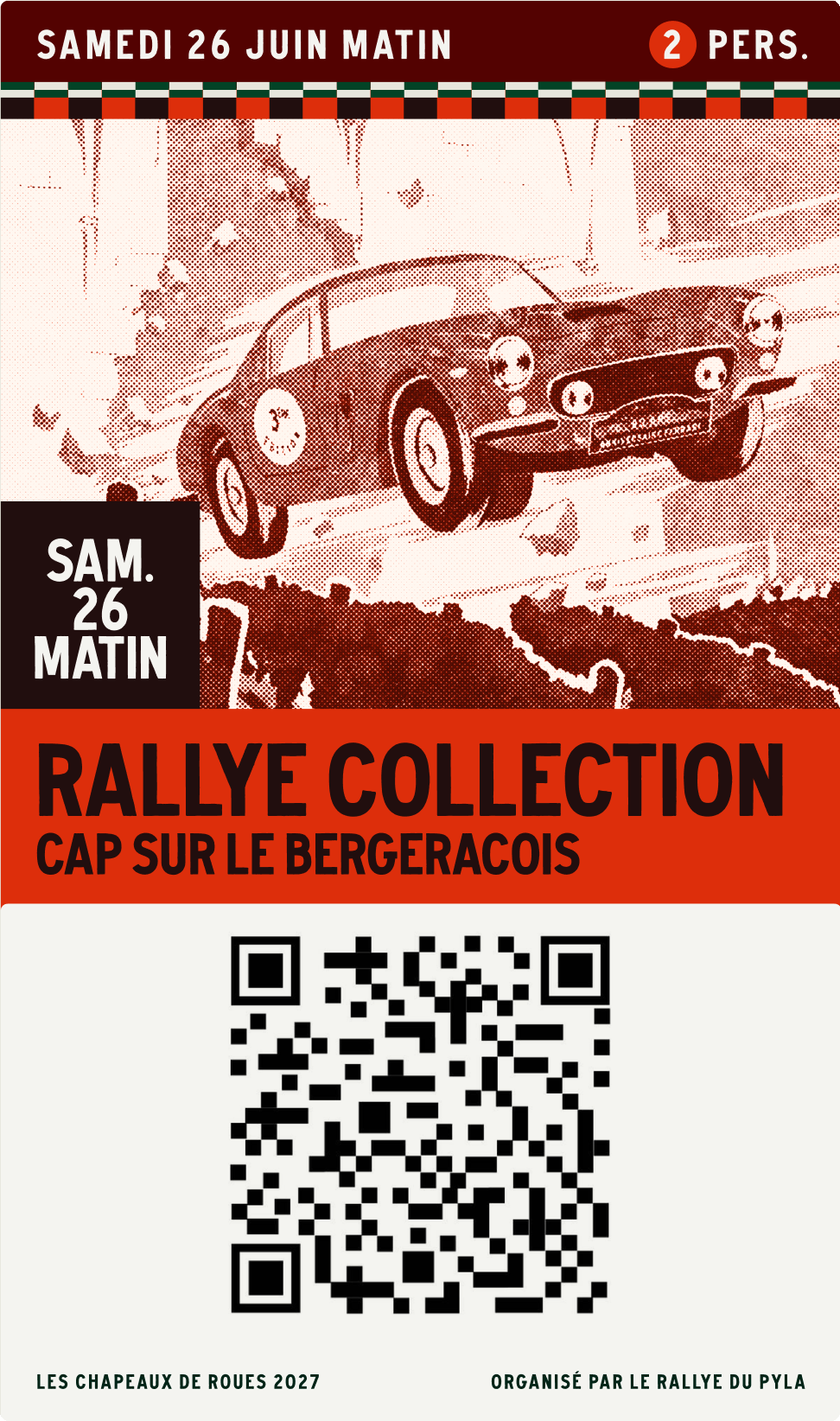 Billet Rallye Collection, samedi matin – Les Chapeaux de Roues 2027